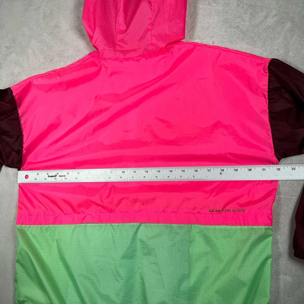 Cotopaxi Teca Half Zip Windbreaker Jacket Women's Medium M Multicolor Hooded - Picture 8 of 8